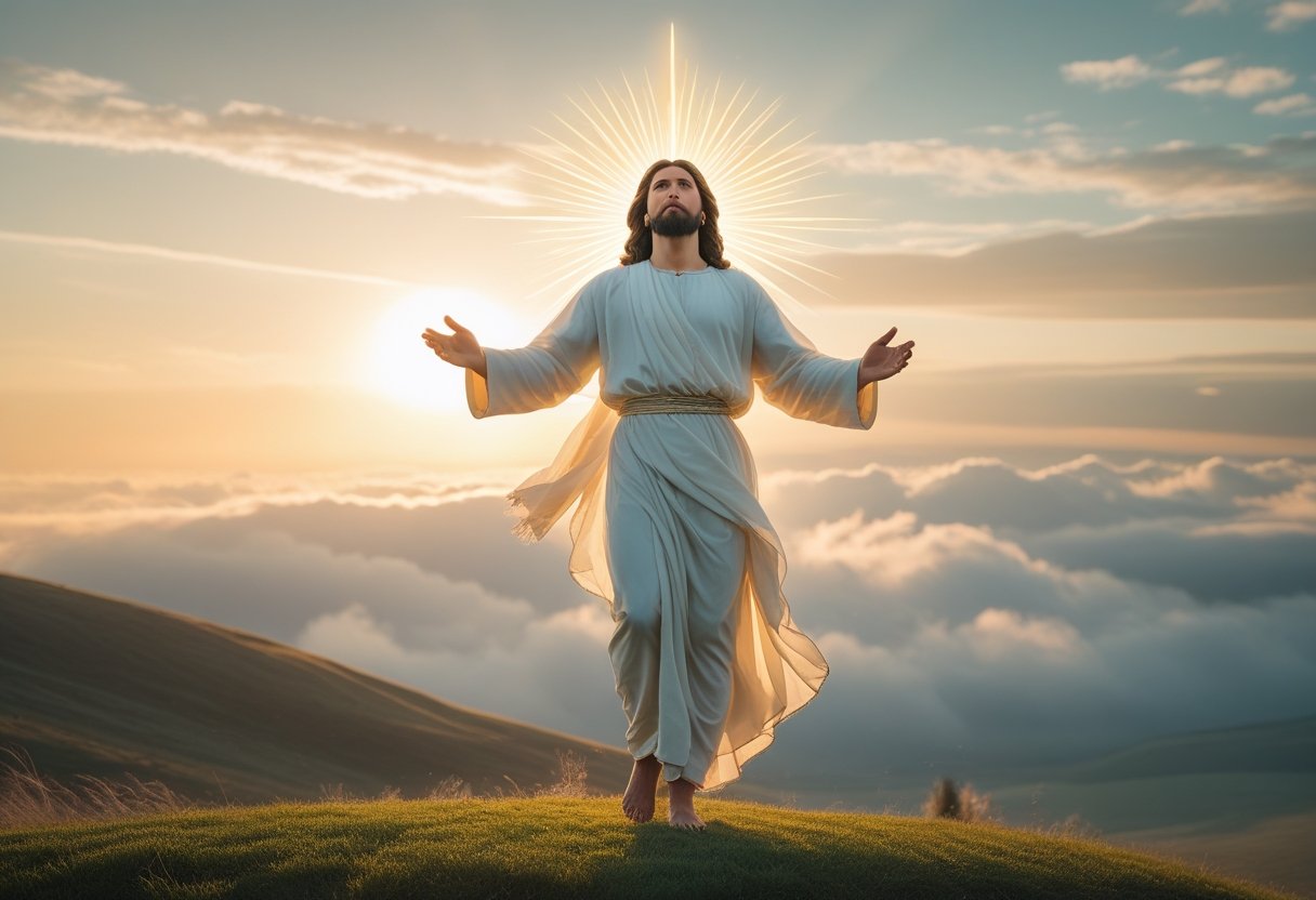 Sådan beskriver du Kristi himmelfart med de rette tillægsord
